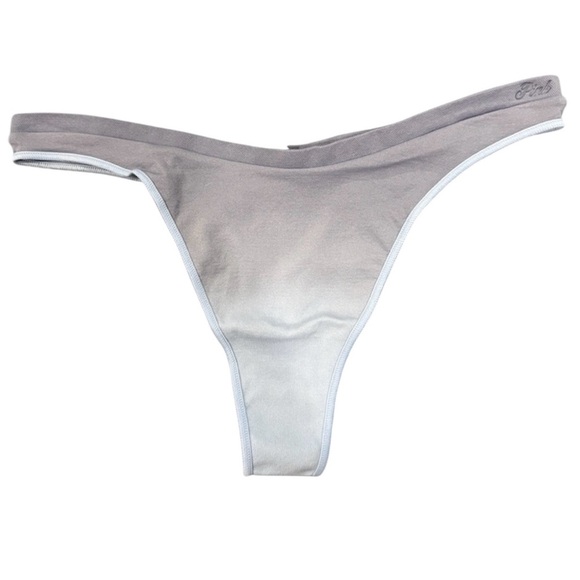 3/25$ NWT PINK Victoria’s Secret Blue/Grayish Ombre Seamless High Leg Thong –XS - Picture 1 of 4